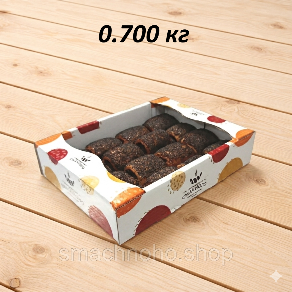 Тістечко листкове «Рулетик з маком»                          — 0.70 кг